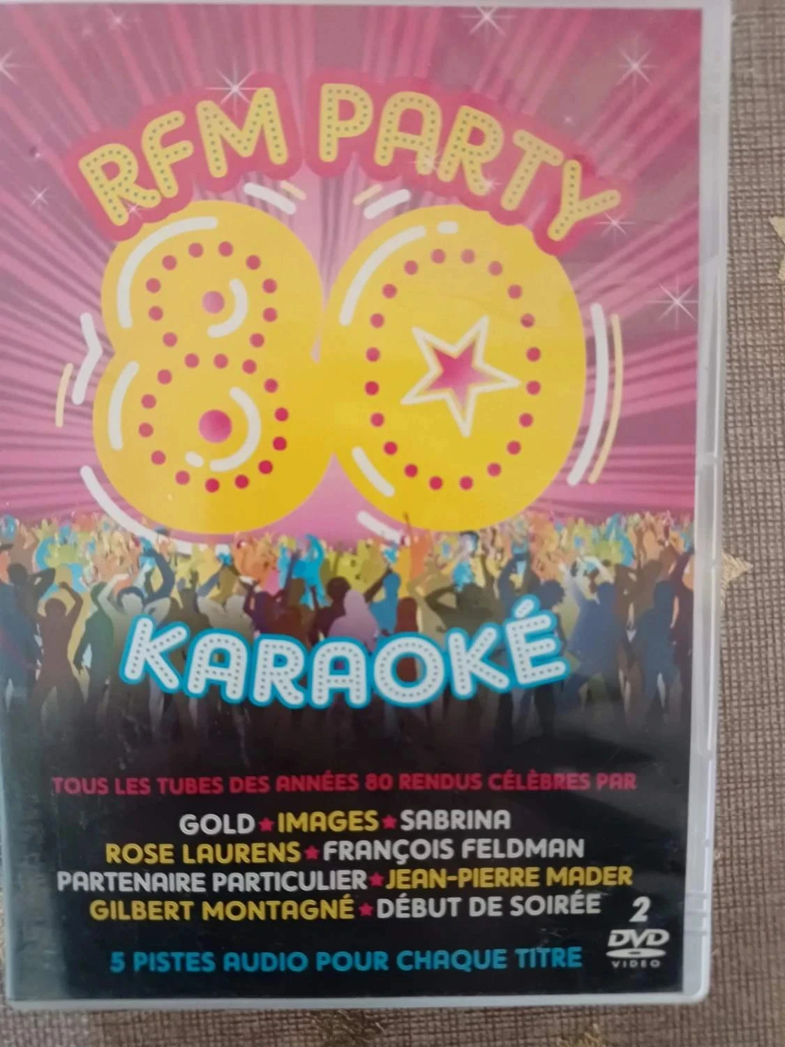 Coffret dvd karaoke rfm party 80